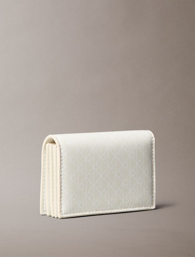 Monogram Logo Accordion Card Holder