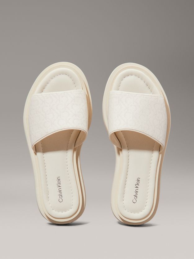 Platform Logo Jacquard Sliders