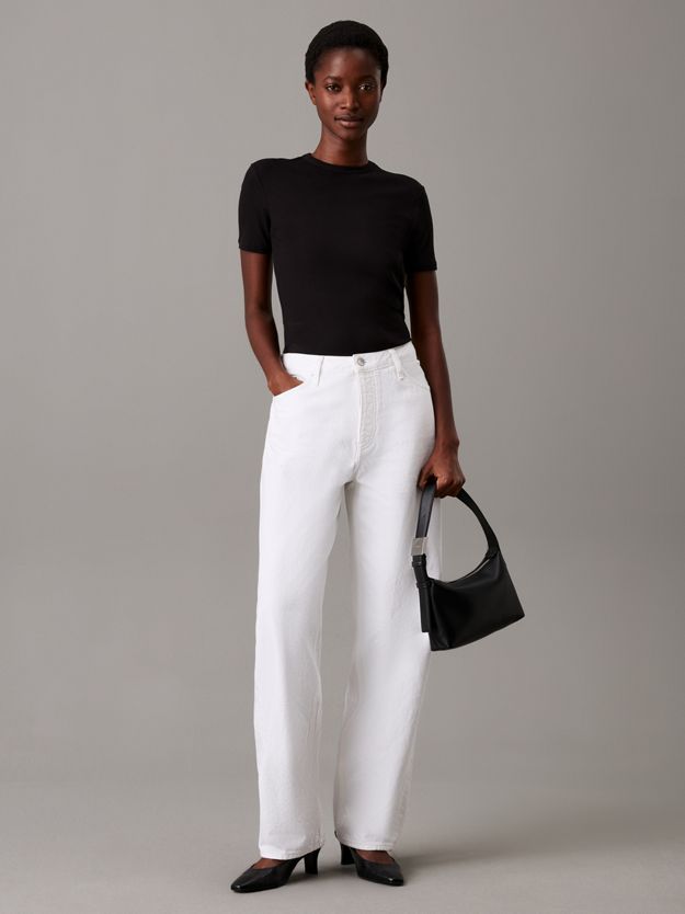 Slim Ribbed Modal T-shirt