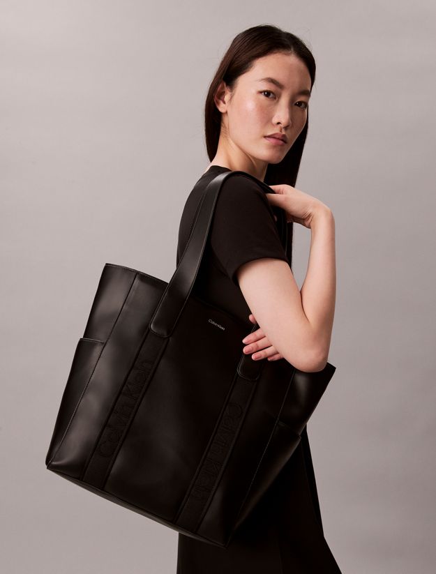 Jacquard Logo Laptop Tote Bag