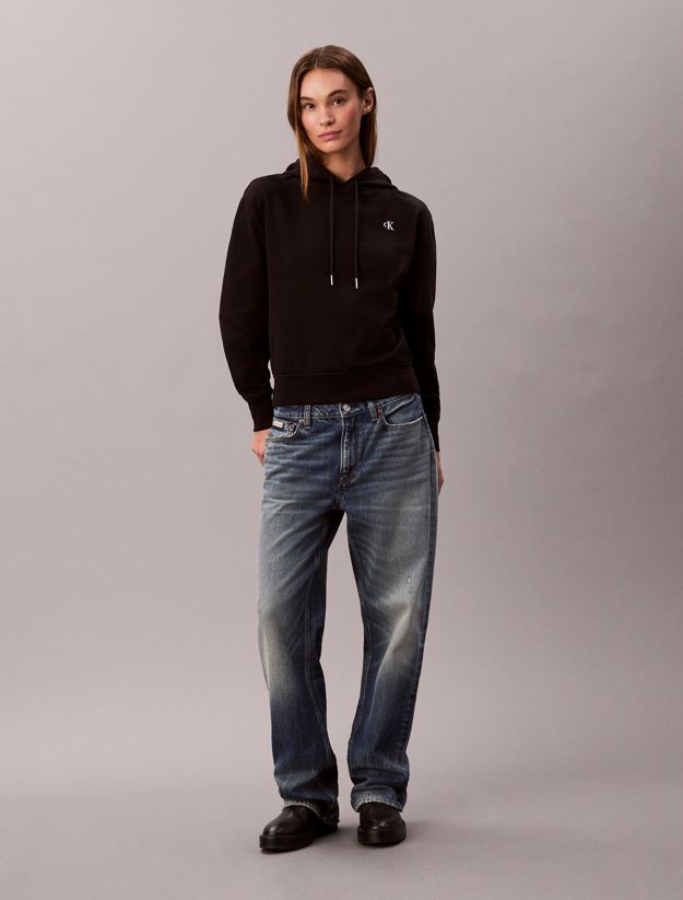 Cotton Terry Monogram Hoodie