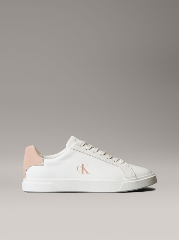 Leather Signature Logo Trainers