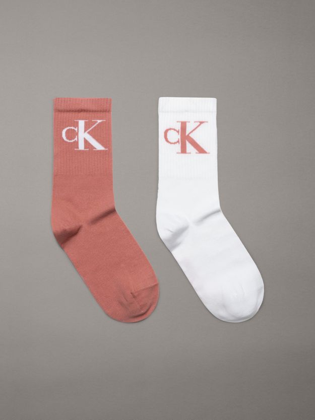 2 Pack Soft Cotton Stretch Crew Socks