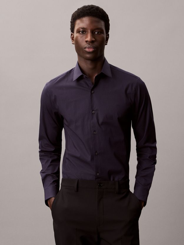 Slim Stretch Poplin Shirt
