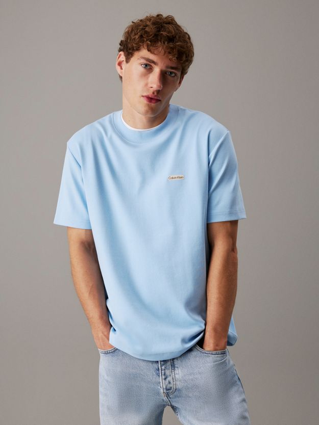 Cotton Stretch Badge T-shirt