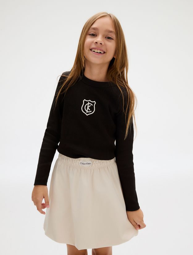 Ribbed Long Sleeve T-shirt