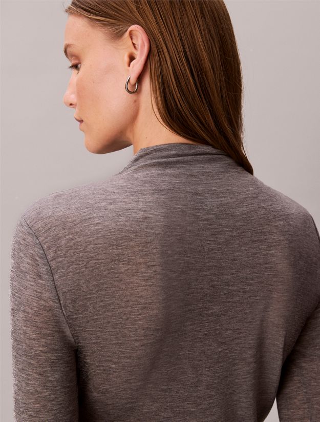 Slim Mock Neck Top