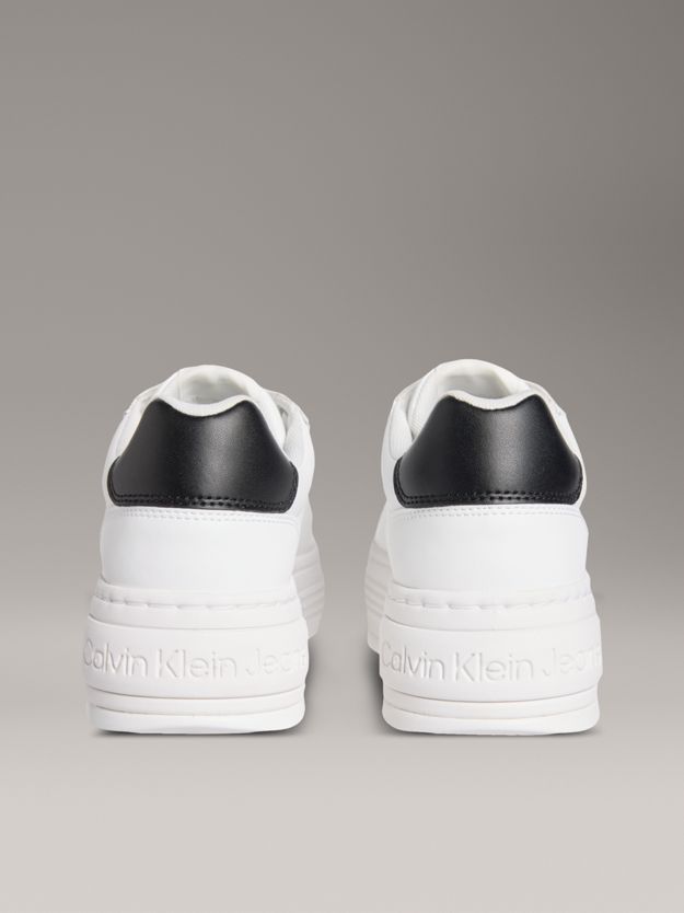 Leather Platform Trainers