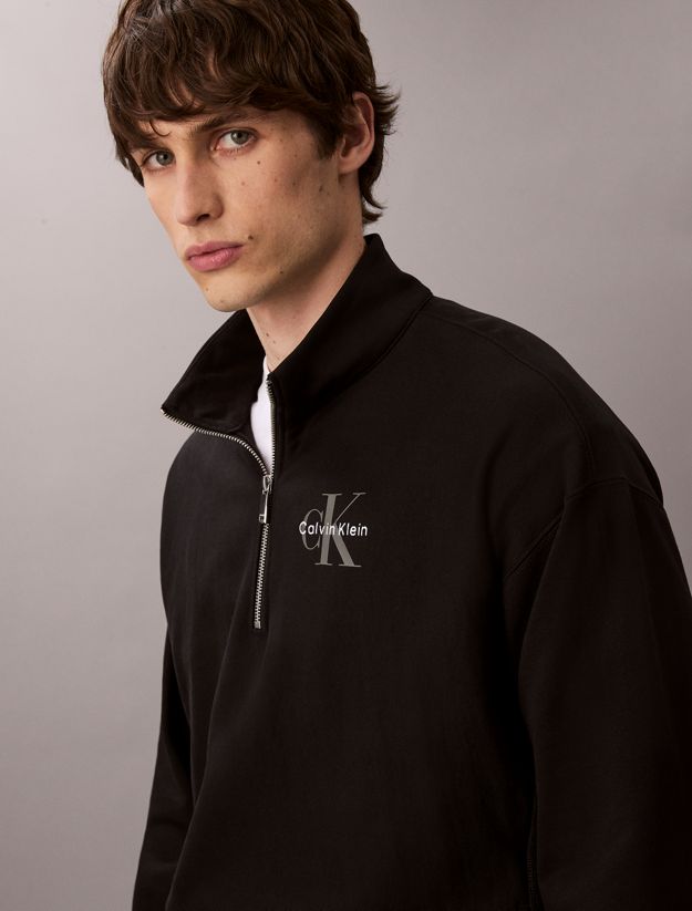 Premium Terry Relaxed Quarter Zip Sweatshirt