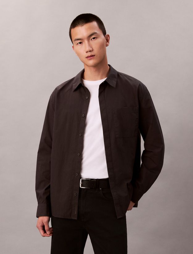 Cotton Nylon Relaxed Shirt