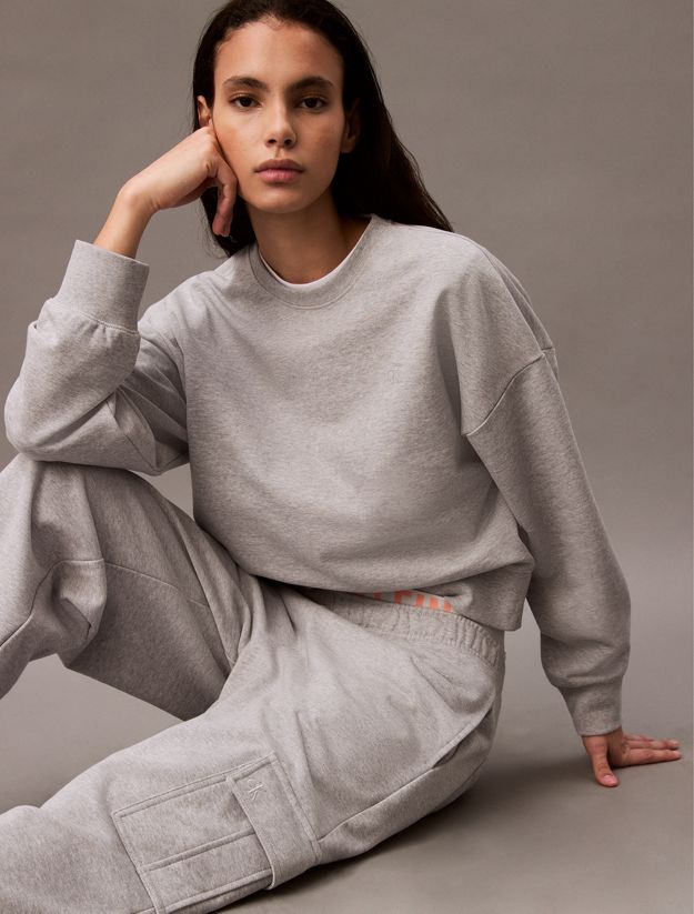 Relaxed Cotton Terry Sweatshirt
