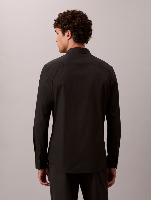 Slim Stretch Poplin Shirt