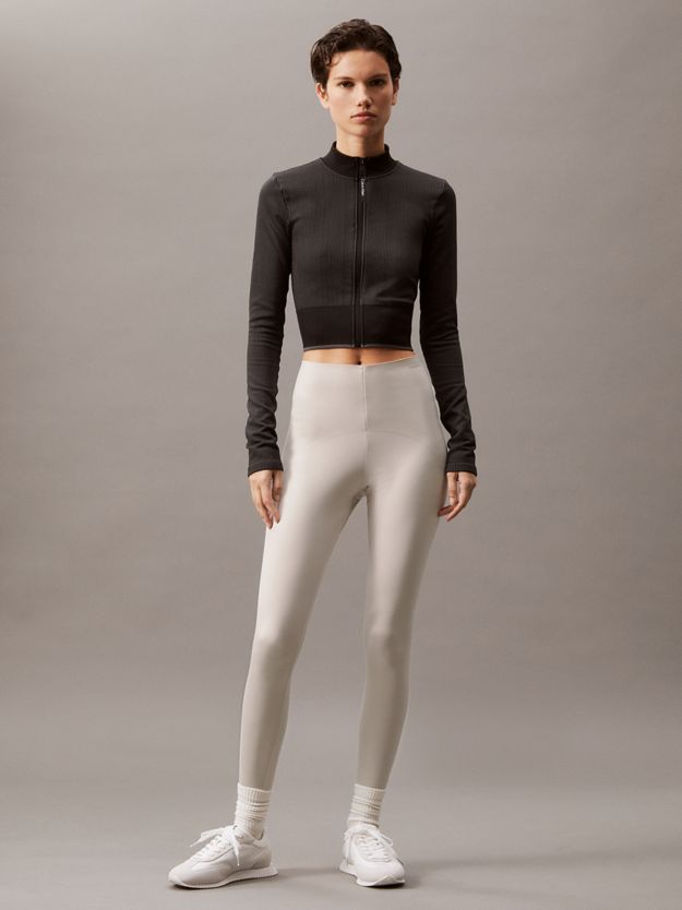 Cropped Zip Up Jacket