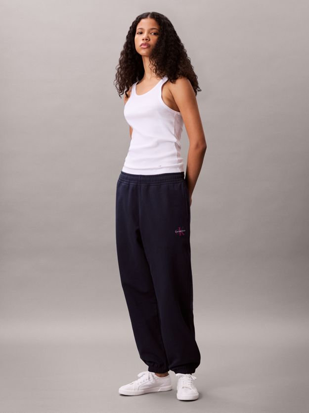 Cotton Terry Monogram Joggers