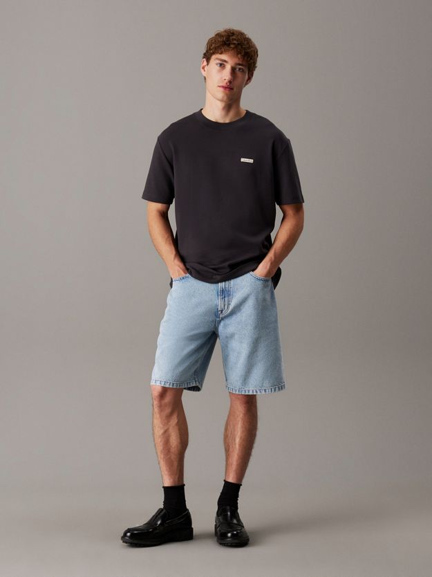 Cotton Stretch Badge T-shirt