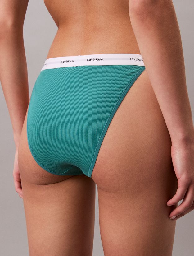 High Leg Tanga - Cotton Stretch Rib