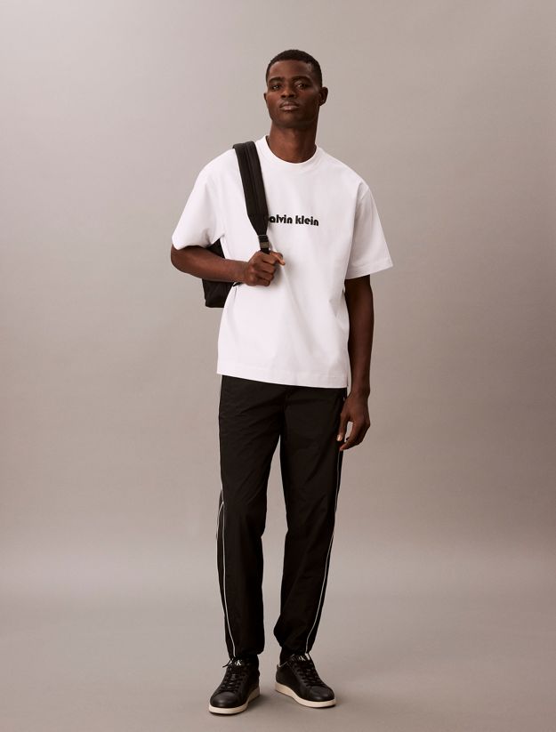 Relaxed Nylon Track Pants