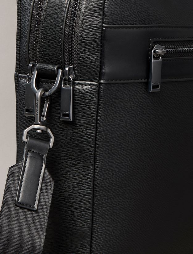 Textured Zip Commuter Bag