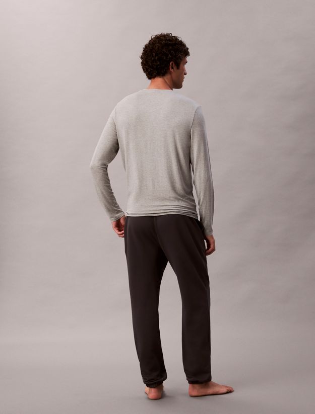 Ultra Soft Modal Henley Lounge Top