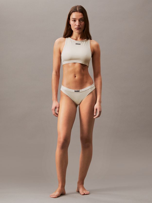 Dipped Bikini Bottoms - CK Rib