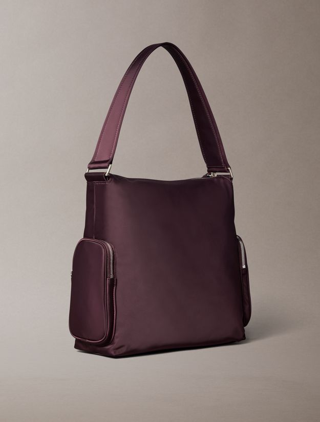 Soft Satin Nylon Satchel Handbag