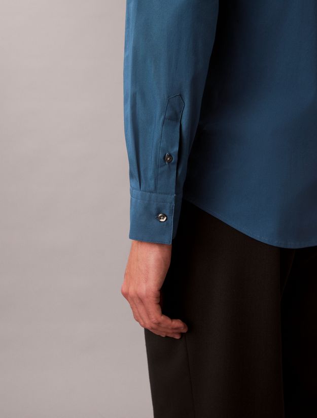 Slim Stretch Poplin Shirt