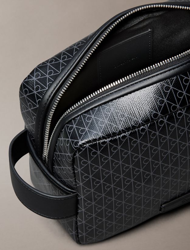Allover Monogram Logo Zip Dopp Kit
