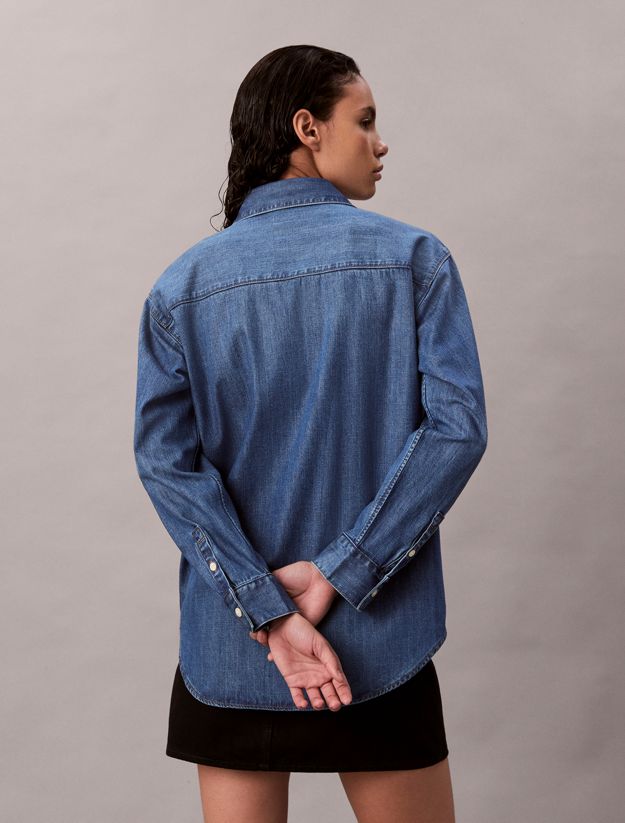 Oversized Denim Shirt