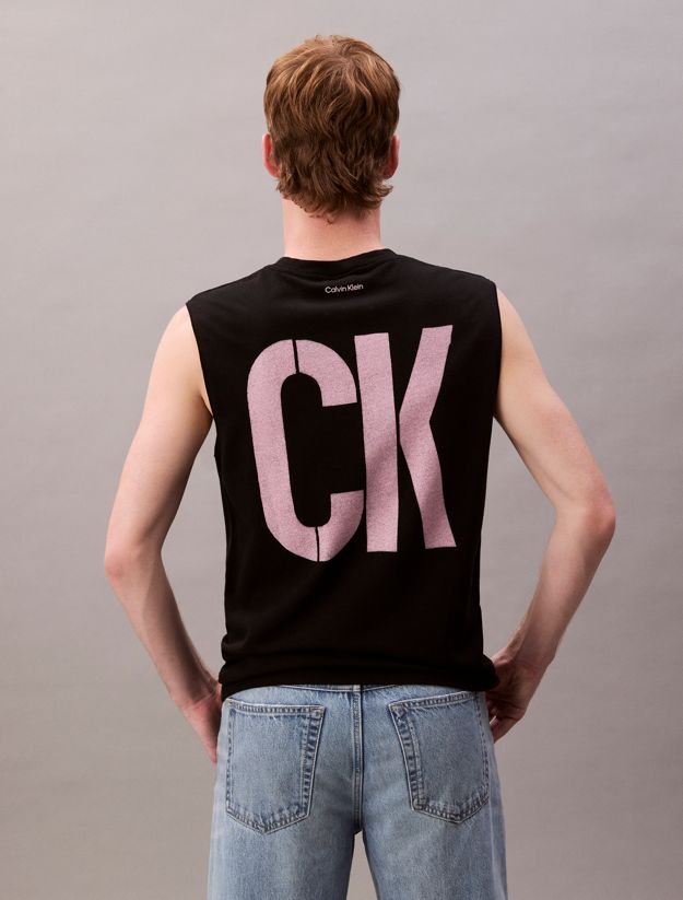 Marc Hundley Pride Viva Love Graphic Relaxed Tank Top