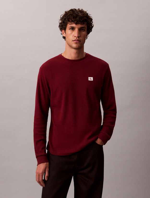 Long Sleeve Waffle T-shirt