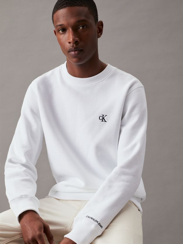 Cotton Blend Fleece Sweatshirt