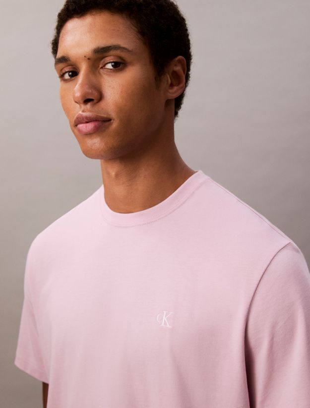 Embroidered Monogram Logo Relaxed T-Shirt