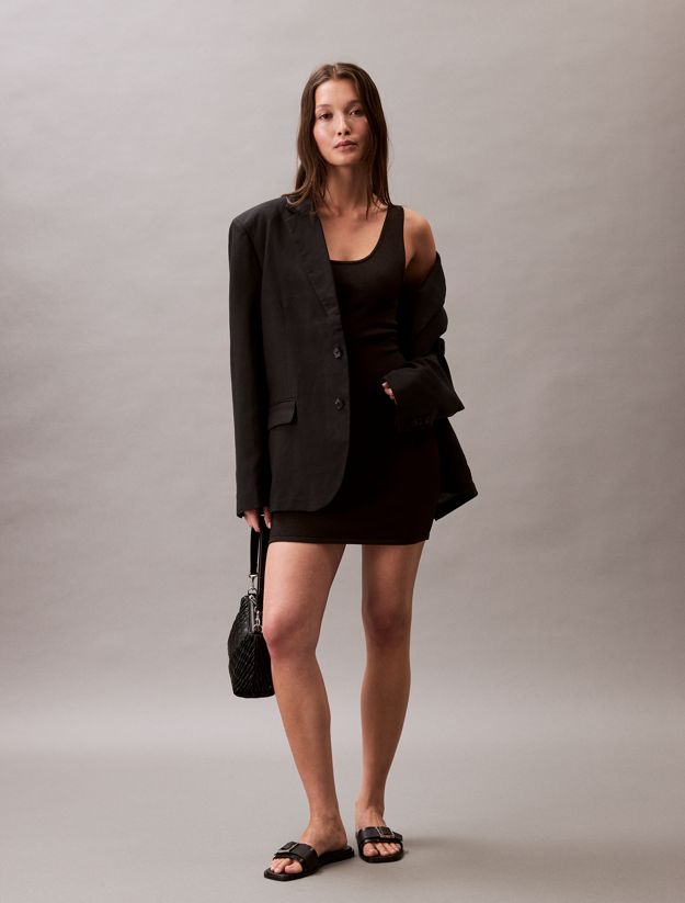 Cross Back Mini Dress