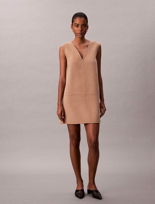 Double Face Wool Dress