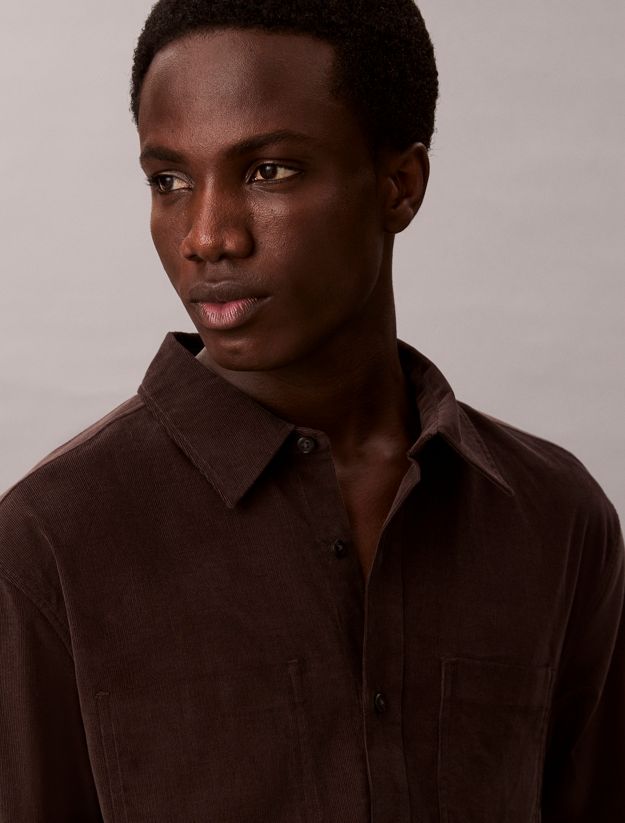 Corduroy Relaxed Button-Down Shirt