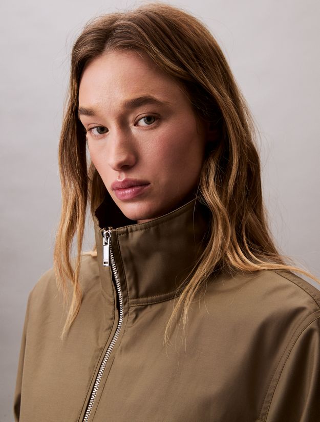 Short Cotton Blend Jacket
