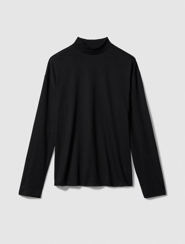 Heavy Cotton Mockneck Tee