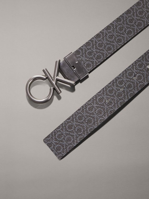 Leather Reversible Logo Belt