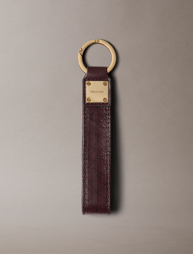 Allover Monogram Logo Key Fob