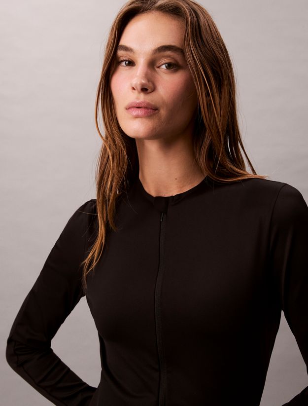 Invisible Midlayer Shapewear Zip Up Jacket