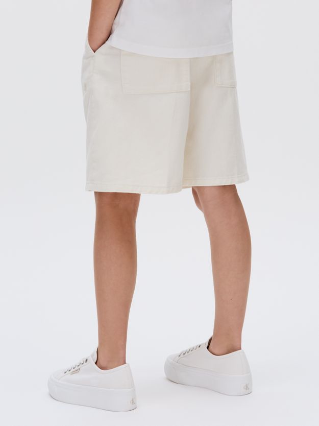 Flared Bermuda Chino Shorts