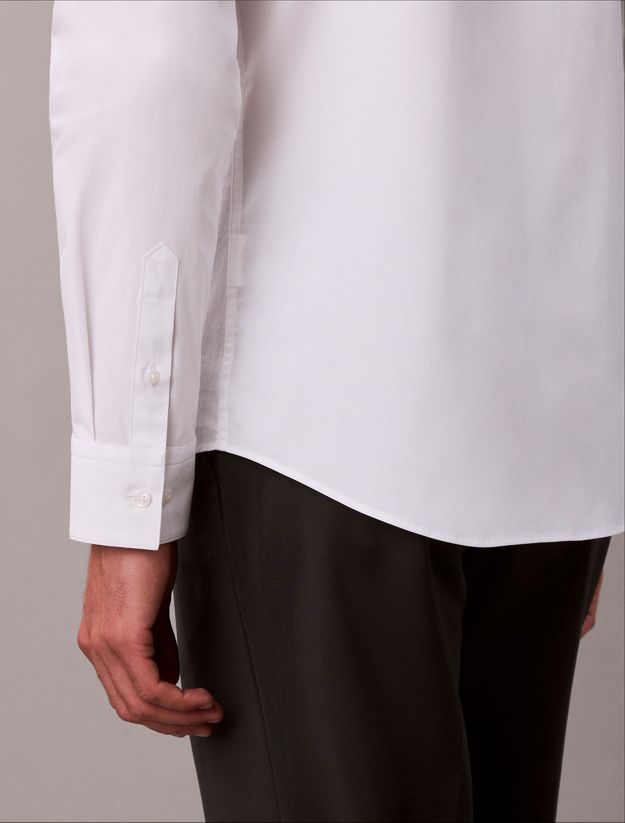 Slim Stretch Poplin Shirt