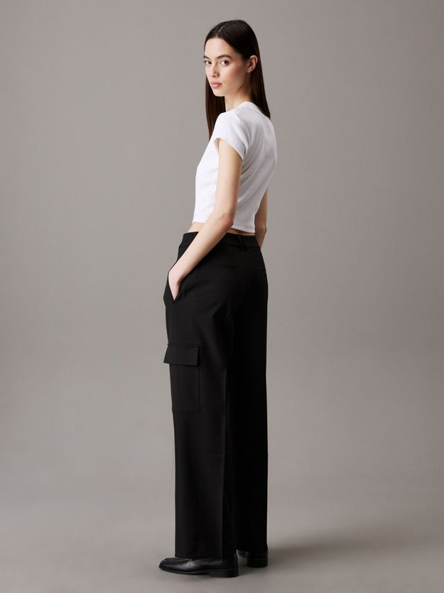 Relaxed Tailored Cargo Trousers