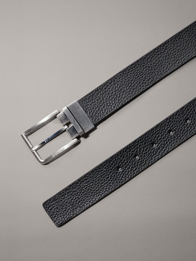 Leather Reversible Logo Belt