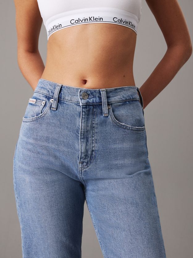 High Rise Straight Jeans