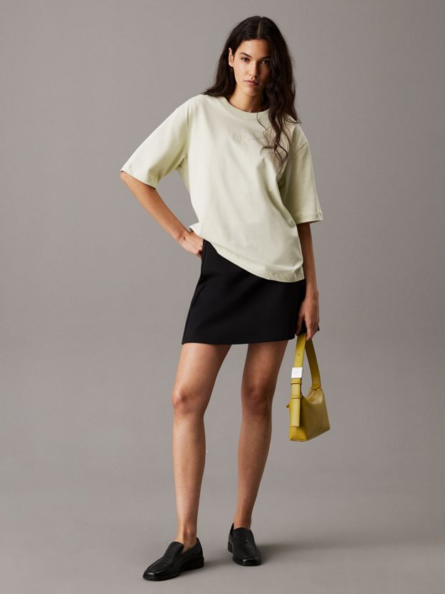 Milano Jersey A-line Mini Skirt