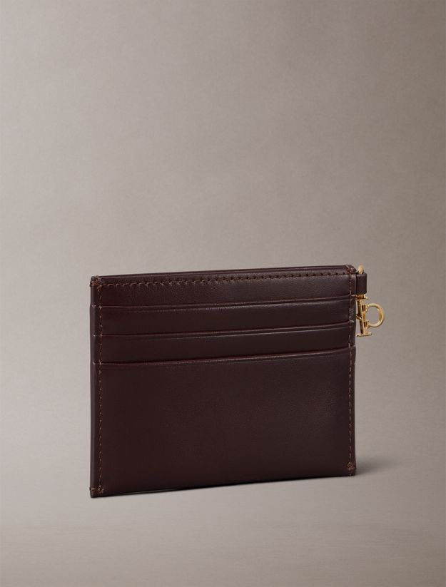 Leather Zip Card Holder
