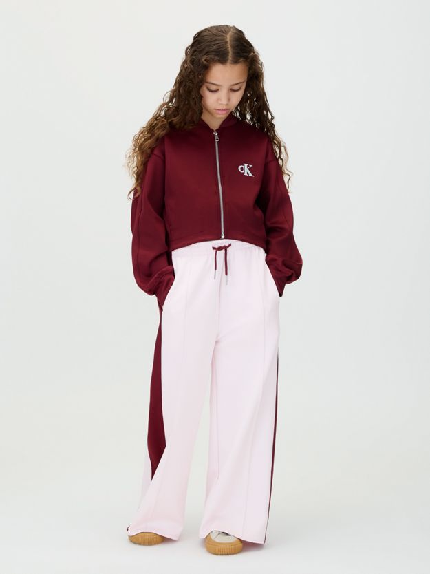 Wide Leg Colourblock Joggers