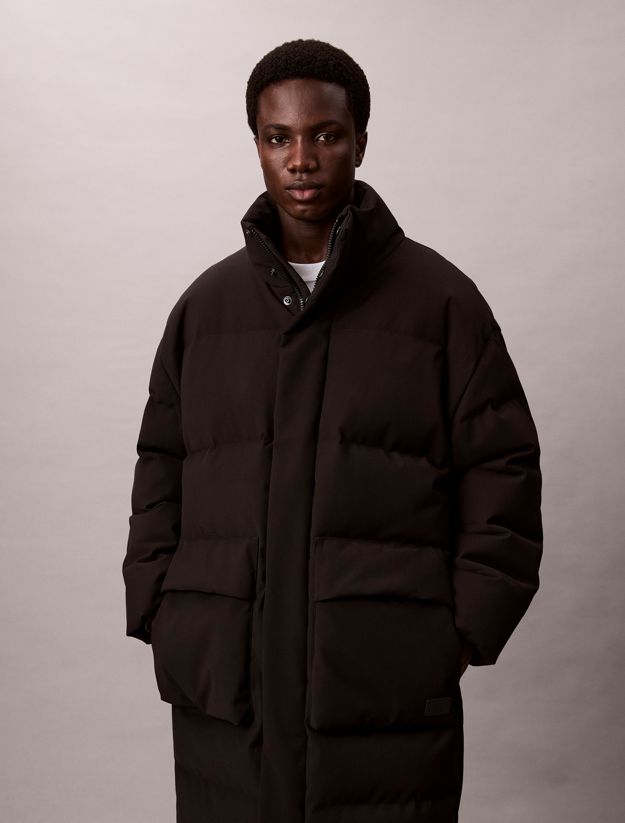 Relaxed Long Down Puffer Coat