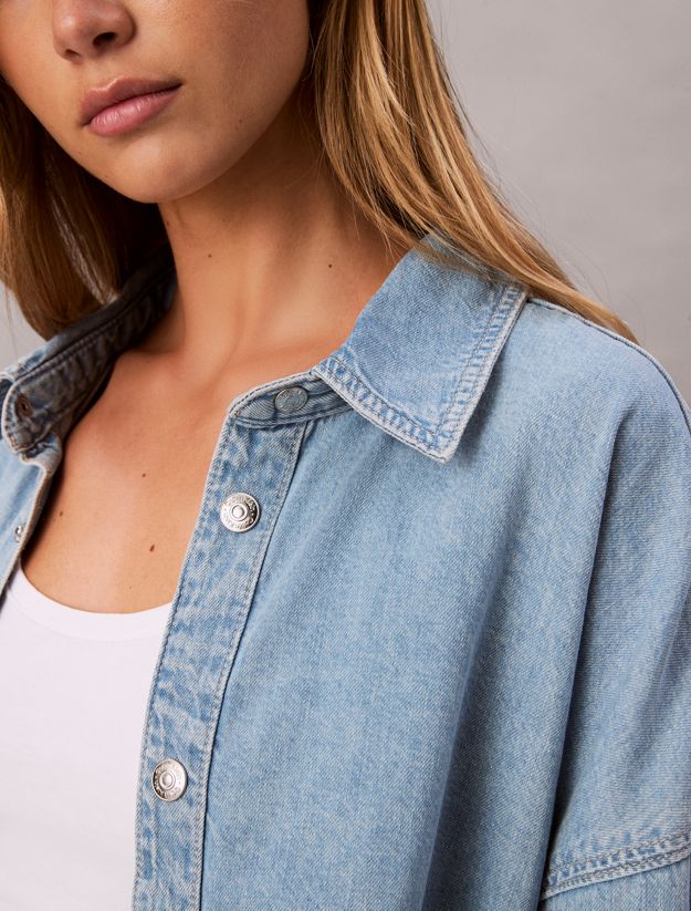 Cotton Linen Denim Shirt